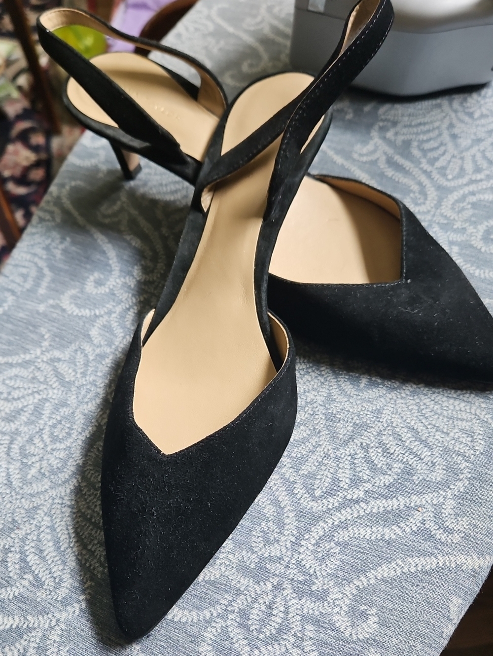 Great Suede Slingback Shoes